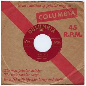 Bobby Lord Vinyl 45 Hawk-Eye / I Can't Make My Dreams Understand NM Rockabilly